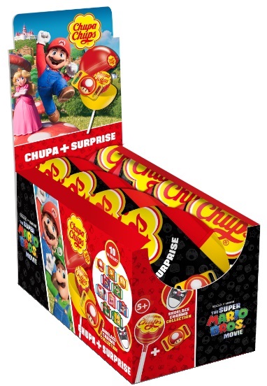 CHUPA CHUPS SURPRISE MARIO BROSS 12 G - Farmacia Bartoli
