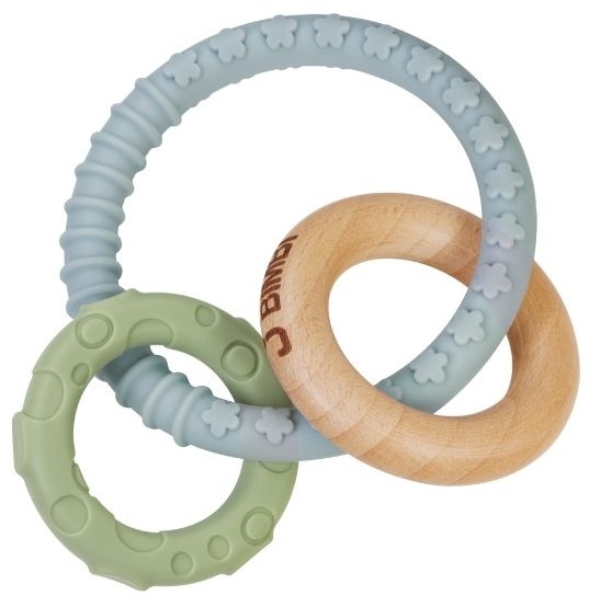 J BIMBI BITE&PLAY CHARMS MASSAGGIAGENGIVE 4M+ AZZURRO PIANETA - Farmacia Bartoli