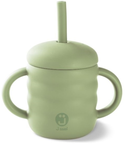 J BIMBI TAZZA MY HOME CUP 100% SILICONE PISTACCHIO - Farmacia Bartoli