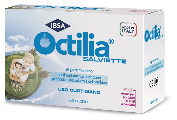 OCTILIA SALVIETTE PERIOCULARI 20 GARZE IN VISCOSA NON STERILI - Farmacia Bartoli