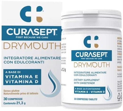 CURASEPT DRYMOUTH 30 COMPRESSE - Farmacia Bartoli