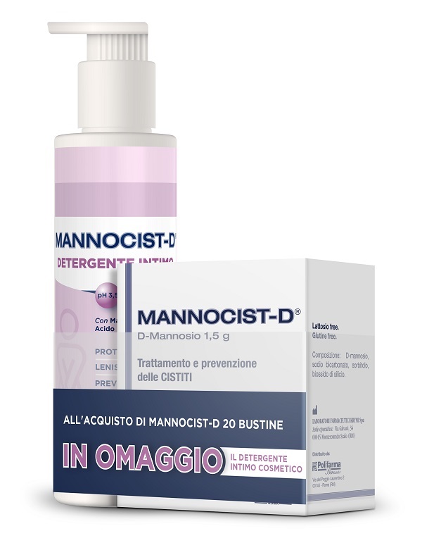 MANNOCIST-D 20 BUSTE + MANNOCIST-D DETERGENTE 300 ML OMAGGIO - Farmacia Bartoli