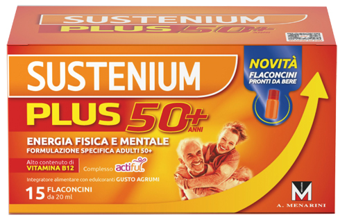 SUSTENIUM PLUS 50+ 15 FLACONCINI - Farmacia Bartoli