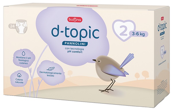 D-TOPIC PANNOLINI TAGLIA 2 24 PEZZI - Farmacia Bartoli