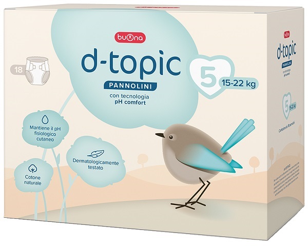 D-TOPIC PANNOLINI TAGLIA 5 18 PEZZI - Farmacia Bartoli