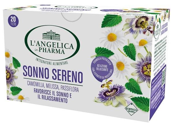 L'ANGELICA TISANA SONNO SERENO 20 FILTRI - Farmacia Bartoli