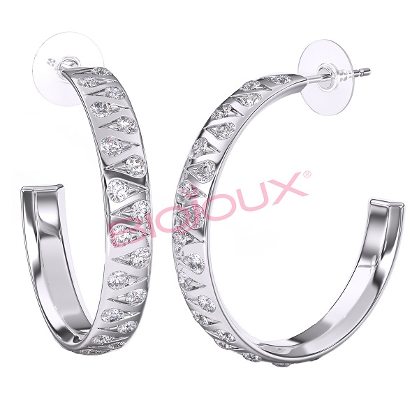 BJT357 ORECCHINO LORIN STAINLESS STEEL - Farmacia Bartoli