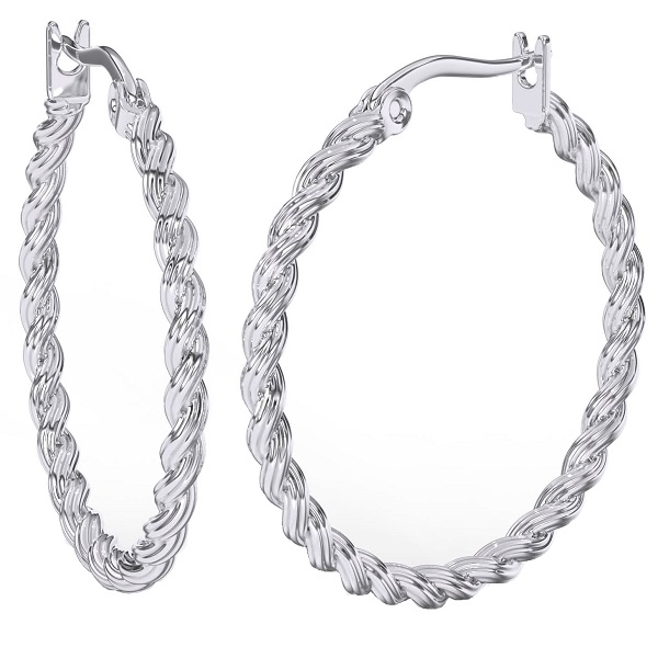 BJT380 ORECCHINO ELDARA STAINLESS STEEL - Farmacia Bartoli
