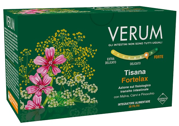 VERUM FORTELAX TISANA 20 FILTRI NEW - Farmacia Bartoli