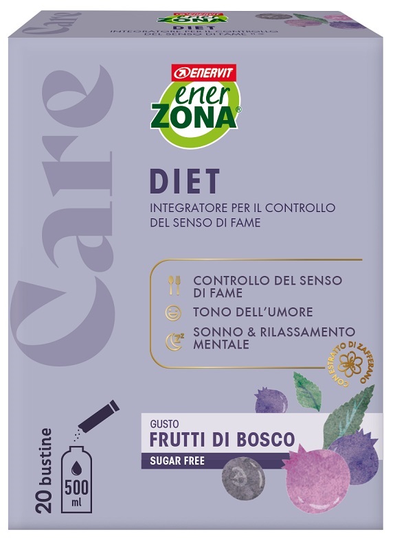 ENERZONA CARE DIET FRUTTI DI BOSCO 20 BUSTINE - Farmacia Bartoli