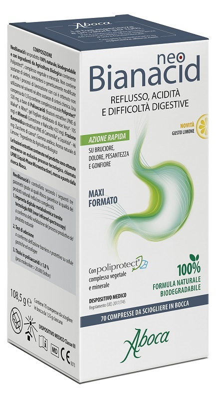 NEOBIANACID 70 COMPRESSE LIMONE - Farmacia Bartoli
