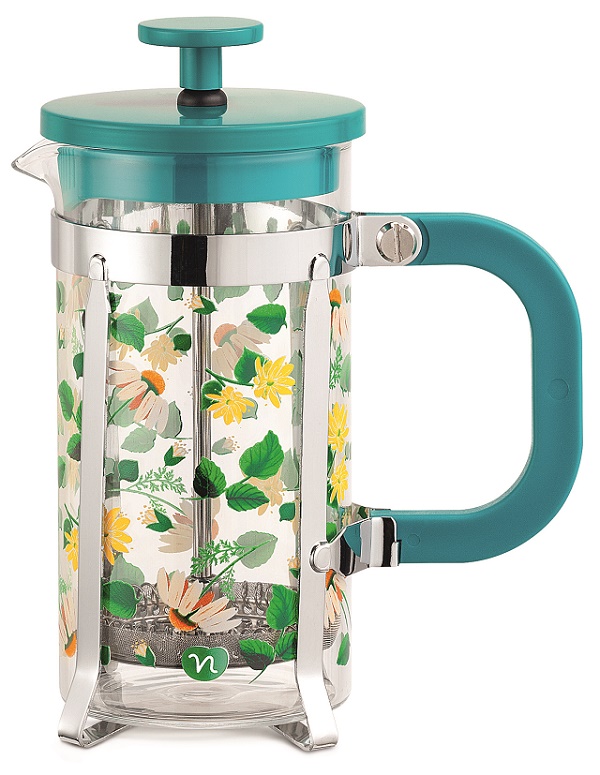 NEAVITA TISANIERA A STANTUFFO TEA PLUNGER HERBARIUM CAMOMILLA 350 ML - Farmacia Bartoli