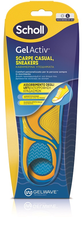 SCHOLL GELACTIV SCARPE CASUAL SNEAKERS MISURA LARGE NUOVA SERIE 2025 1 PAIO - Farmacia Bartoli