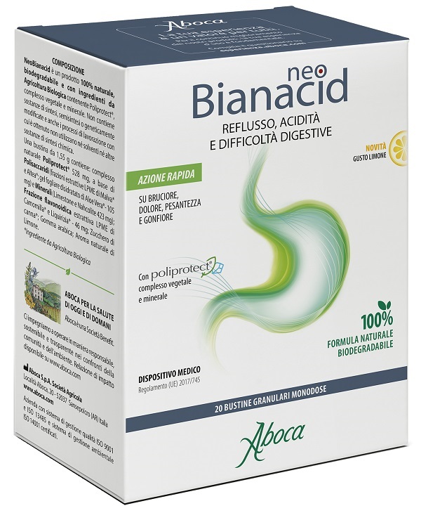 NEOBIANACID 20 BUSTINE LIMONE - Farmacia Bartoli