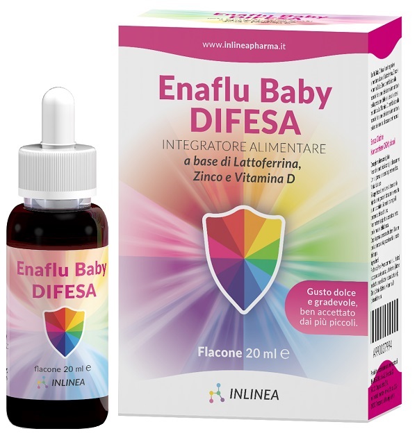 ENAFLU BABY DIFESA GOCCE 20 ML GUSTO DOLCE SENZA GLUTINE - Farmacia Bartoli