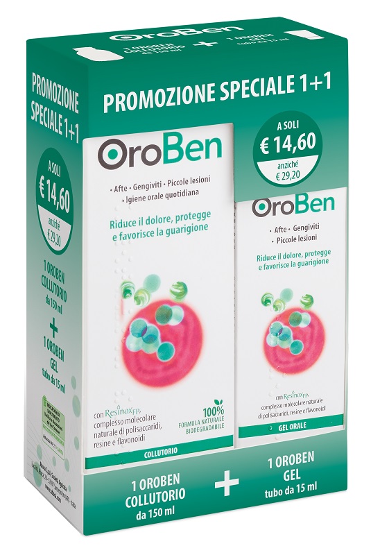 OROBEN COLLUTORIO + GEL CONFEZIONE SPECIALE 1+1 - Farmacia Bartoli