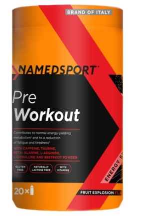 PRE WORKOUT FRUIT EXPLOSION 400 G SENZA GLUTINE NATURALMENTEPRIVO DI LATTOSIO - Farmacia Bartoli