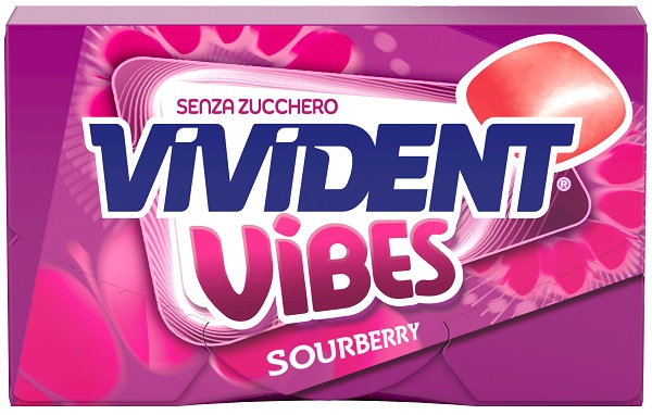 VIVIDENT VIBES SOURBERRY 23 G SENZA GLUTINE CON EDULCORANTI - Farmacia Bartoli
