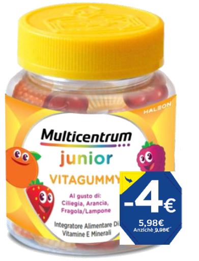 MULTICENTRUM VITAGUMMY 30 CARAMELLE GOMMOSE PROMO 2026 - Farmacia Bartoli