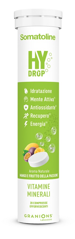 SOMATOLINE HYDROP MANGO & FRUTTO DELLA PASSIONE 20 COMPRESSE EFFERVESCENTI - Farmacia Bartoli