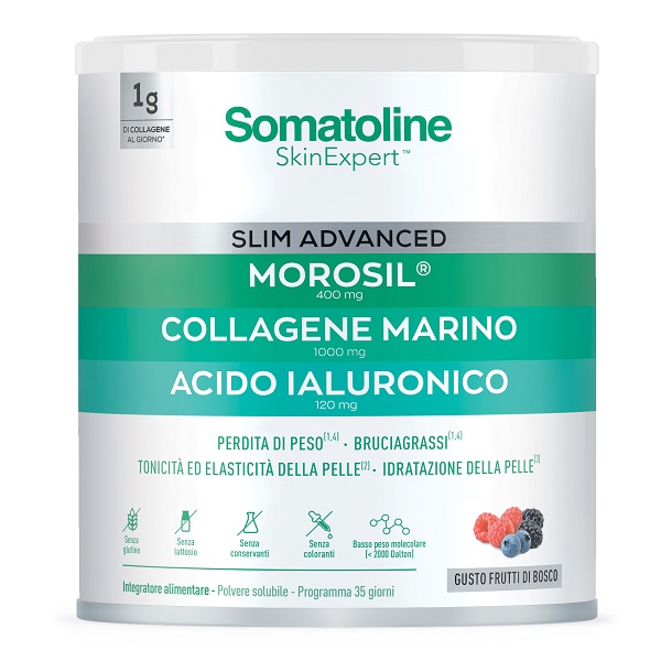 SOMATOLINE SLIM ADVANCED 275 G SENZA GLUTINE SENZA LATTOSIO - Farmacia Bartoli