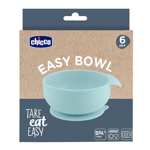 CHICCO CIOTOLA IN SILICONE AZZURRO 6M+ - Farmacia Bartoli