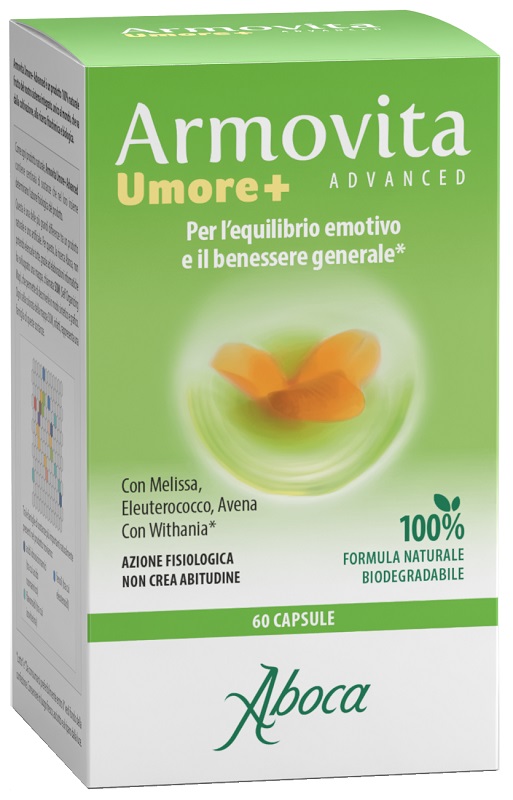 ARMOVITA UMORE+ 60 CAPSULE 466 MG SENZA GLUTINE SENZA LATTOSIO - Farmacia Bartoli