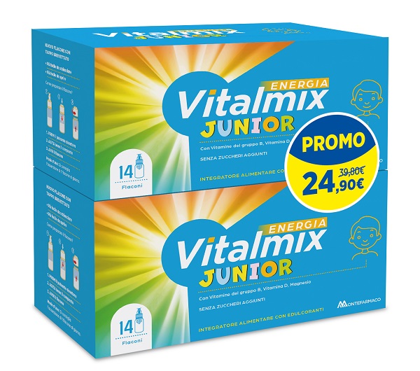 VITALMIX JUNIOR 14 FLACONCINI DA 10 ML BIPACK PROMO CON EDULCORANTI SENZA ZUCCHERI AGGIUNTI GLUTINE E LATTOSIO - Farmacia Bartoli