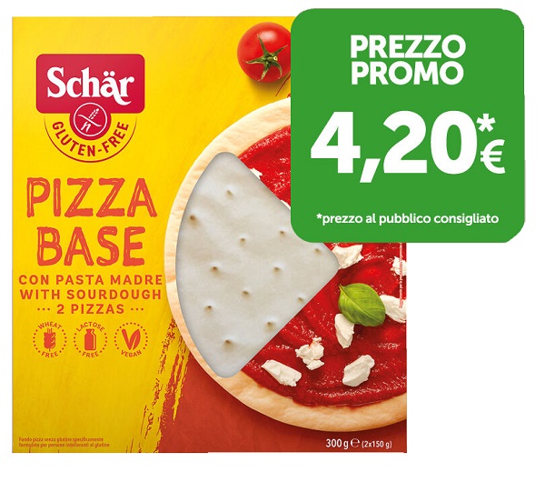 SCHAR PIZZA BASE 300 G PROMO - Farmacia Bartoli