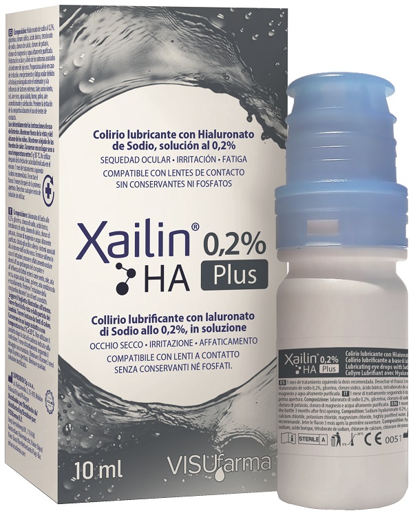 XAILIN PLUS 0,2% HA COLLIRIO 10 ML - Farmacia Bartoli