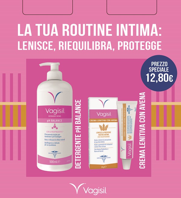 VAGISIL CREMA LENITIVA 30 G + DETERGENTE PH BALANCE 500 ML - Farmacia Bartoli